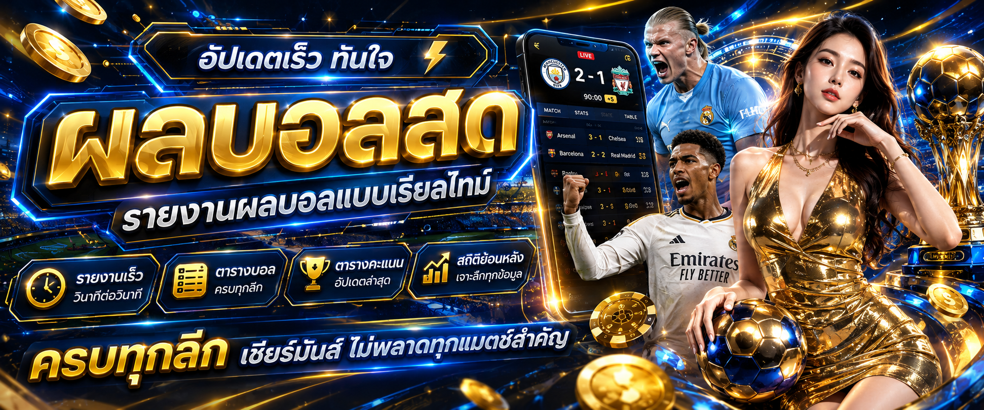 ผลบอลสด RUNNINGWIN168 อัปเดตสกอร์ทุกลีกแบบเรียลไทม์ พรีเมียร์ลีก ลาลีกา