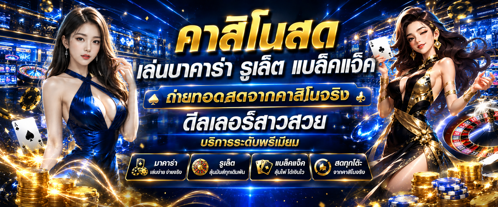คาสิโนออนไลน์ RUNNINGWIN168 บาคาร่าสด รูเล็ต ไฮโล จากสตูดิโอระดับโลก